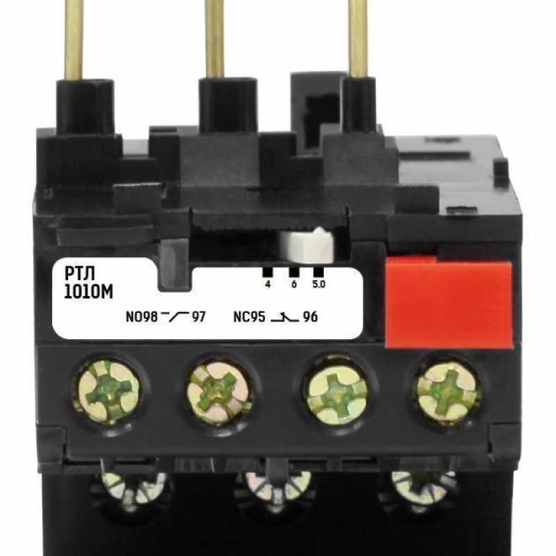 Реле эл. тепловое токовое РТЛ 1010-М (4-6А) купить по выгодной цене в ...